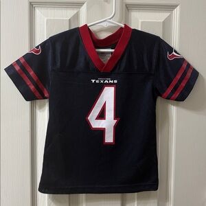 NFL Houston Texans Team Apparel Kids Jersey - Navy, Red and White